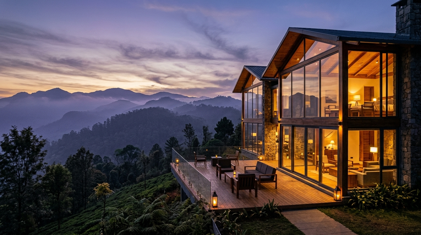 Inn The Mountain's — modern boutique lodge with cliffside views