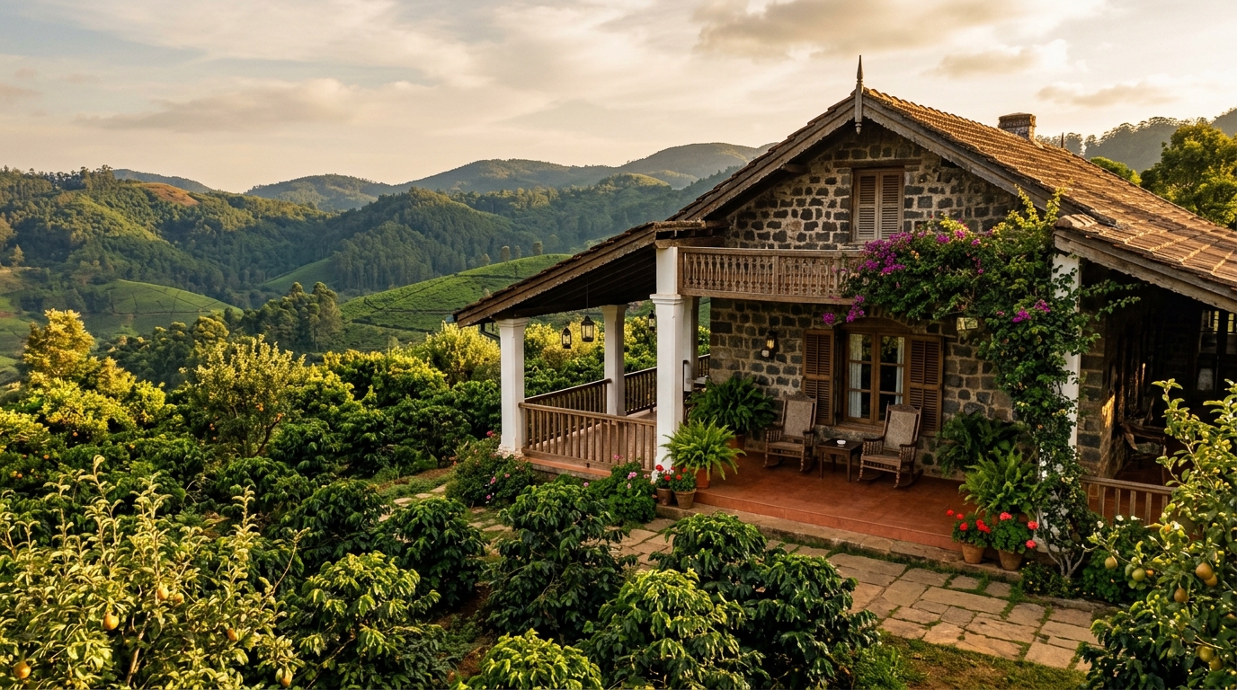 Pear Mount Farm House — heritage farmhouse in organic coffee plantation