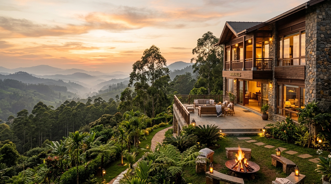 Villa Leela — luxury hilltop villa surrounded by eucalyptus groves